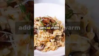 Gourmet Mushroom Risotto Recipe #MushroomRisotto #CookingTutorial