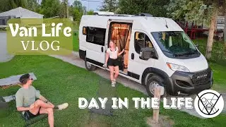 DAY IN THE LIFE of Living in a Vanture Van | VAN LIFE