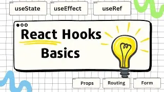 React Hooks basic for Beginners | React Hooks | Props | Routing | useState | UseEffect | UseRef