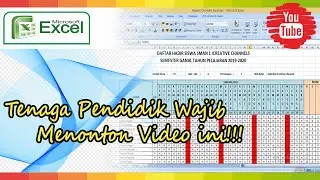 Cara Membuat Absensi Otomatis di Microsoft Excel - Tutorial Excel