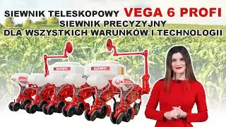 Vega 6 Profi Teleskopowy siewnik punktowy do wszystkich warunków i technologii 