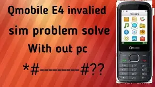 How to change imei Qmobile E4|Qmobile E4 imei change code