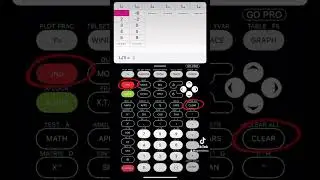 Enter and Clear lists on your Graphing Calculator#algebra2easy #status #calculator #students #maths