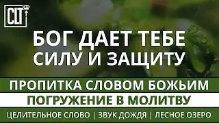 Сила и защита в Боге | Пропитайся Словом | Звук дождя и пение птиц | Смотри тайм-коды | Relaxing