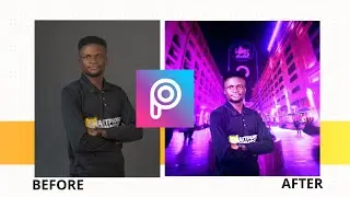 Picsart Photo Editing - Cyberpunk 2077 Effect
