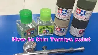 Thinning and using Tamiya paint and cement, This video will save you time and trouble.