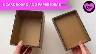 DIY 8 Сardboard and Paper Ideas