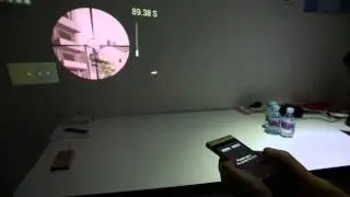 【Mobile01】Lenovo TechWorld 2015 Smart Cast 智慧投影手機 Sniper 射擊遊戲實完