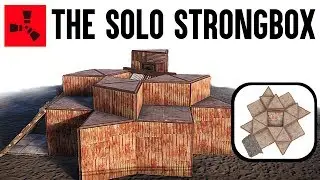 Rust Solo Base - The Solo Strongbox (Not A Rust Bunker Base) Rust Base Building