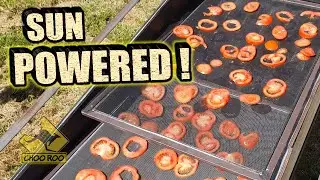 DIY Solar dehydrator and sun dried tomatoes - CHEAP AND EASY BUILD