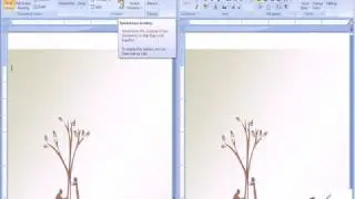 Using the Side by Side View in Word 2007