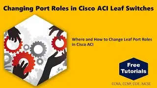 Changing Port Roles in Cisco ACI Leaf Switches