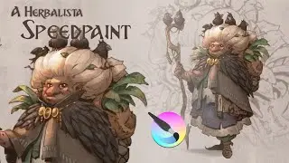 Character Design - Herbalista  | Krita | Speedpaint