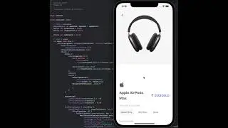 Online Tech-Store application's UI using SwiftUI