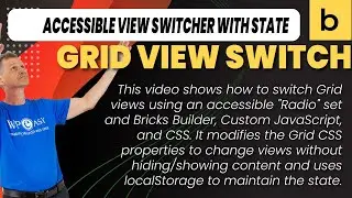 Bricks Grid View Switcher - Native JS