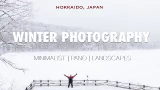 Winter Photography, Minimalist, Panoramic , Landscape  Photography  | Hokkaido Japan | 北海道フォトグラファー