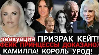 ПРИЗРАК Кейт! СРОЧНО Эвакуация_Камилла ЕЩЁ_Король УРОД_Меган НЕ УСВОИЛА