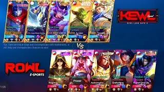 KEWL VS ROWL(DRACULA SQUAD) INTENSE BATTLE!! MUST WATCH!! - MLBB