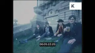 Crowds at Alexandra Palace, Swinging London in 1967, HD