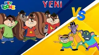 Chipmunks v/s Fareler | Rat a Tat | Yeni Bölüm | Çocuklar için Komik Çizgi Film | Hey Toonz"