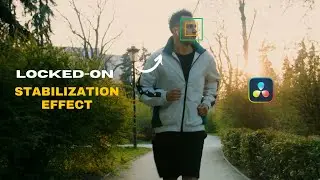 LOCKED-ON Stabilization Effect in Davinci Resolve Fusion | Beginner Tutorial