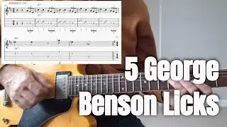 5 Killer George Benson Licks (Yes, I Have Tabs)