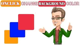 How To Change Background Color with Button Click using html css and JavaScript