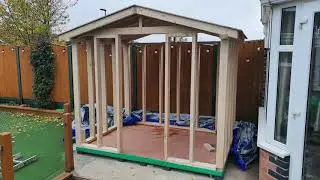 Outdoor Sauna Build - Roof Structure (Video 2 of 4)