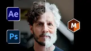 Age effect in After Effects and Mocha Pro 2021 (Power Mesh Tutorial)