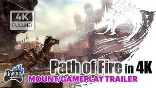Guild Wars 2 Path of Fire 4K: Raptor Mount Preview Game Music Video ♫ GMV