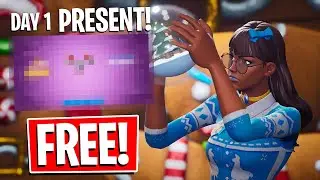 *FREE* Blizzabelle Skin! Winterfest Day 1 PRESENT (Fortnite Battle Royale)