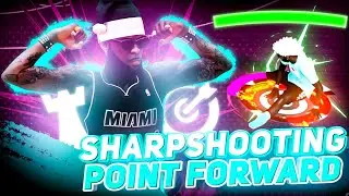 THIS SHARPSHOOTING POINT FORWARD is AMAZING !! I Found the best point forward build in NBA 2K21?!