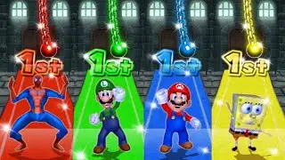 Mario Party 9 - All Racing Minigames (Master CPU)