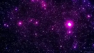 Space Glow Stars Galaxy Star Field Shine Animation Motion Graphic Video Footage 4K Screensaver