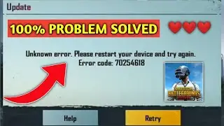 unknown error please restart your device and try again error code | PubG Mobile Login Problem Solved