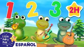 Cuenta las Ranitas Manchadas | Canciones Infantiles🎵| Caricaturas para bebes | Little Baby Bum