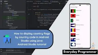 How to display country flags by country code in Android Studio using java #androidstudiotutorial