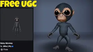 Free UGC Limited! How To Get Baby Monkey | Roblox | Free UGC