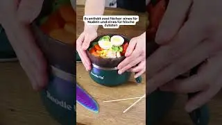 Bring dein Mittagessen auf das nächste Level mit der praktischen Ramen Bowl To Go!