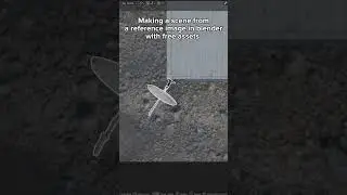 Making a scene from reference image in blender 3D