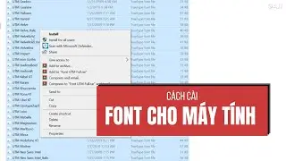 Cách Cài Font Cho Máy Tính Win 10, 11 Đơn Giản và Dễ Làm | Cập Nhật 2024