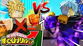 *EPIC* BAKUGO VS TOMURA AFO QUIRK BATTLE! BOKU NO ROBLOX REMASTERED! - Roblox