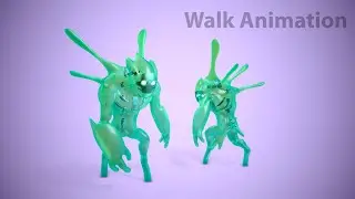 Jelly Goop: Walk Animation