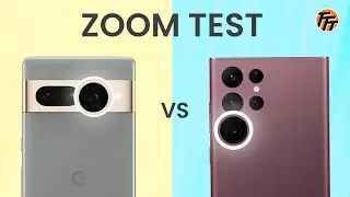 Pixel 7 Pro vs Galaxy S22 Ultra Camera Zoom Test! 