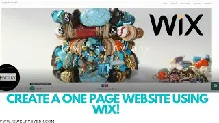 Wix Tutorial 2021 - Create a One Page Website/Portfolio for Your Products