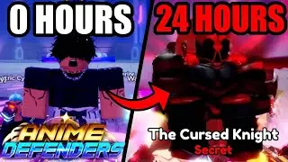 I SPENT 24 HOURS TO EVOLVE EVERY CHARACTER IN ANIME DEFENDERS UPDATE 1