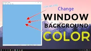 CHANGE WINDOW BACKGROUND COLOR | 1-MINUTE TIPS | WINDOWS 10 | REGISTRY HACKS | EASY TUTORIALS