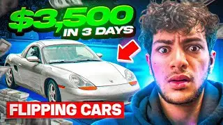 I Made $3,500 in 3 DAYS Flipping Cars