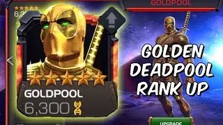 5 Star Golden Deadpool (Goldpool) Rank Up, Abilities & Gameplay! - Marvel Contest Of Champions