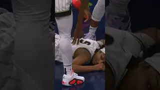 Angel Reese needs a breather after getting fouled after o-board